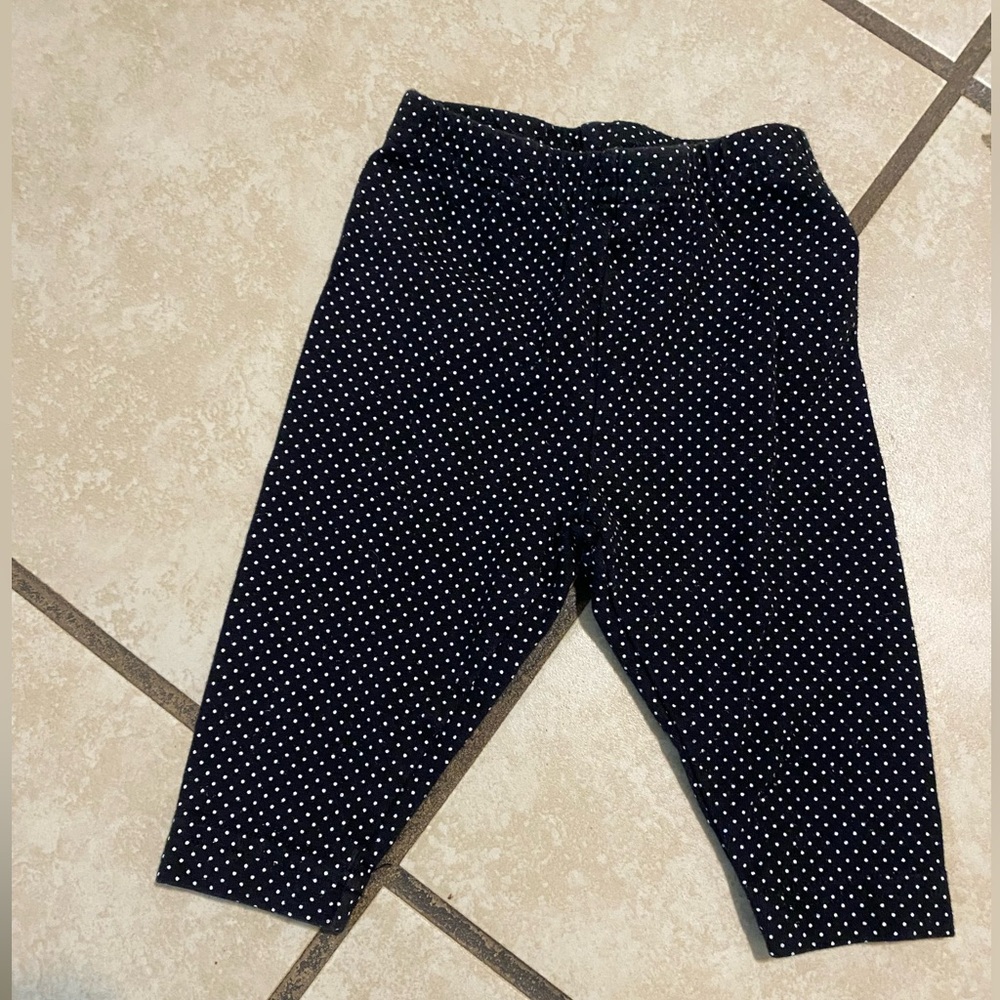 Carter's Black and White Polka Dot Leggings